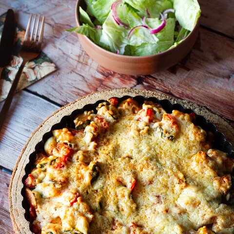 Sweet Potato Sausage Casserole